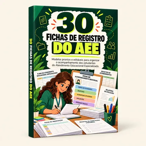 Mockup do bônus: Fichas de Registro